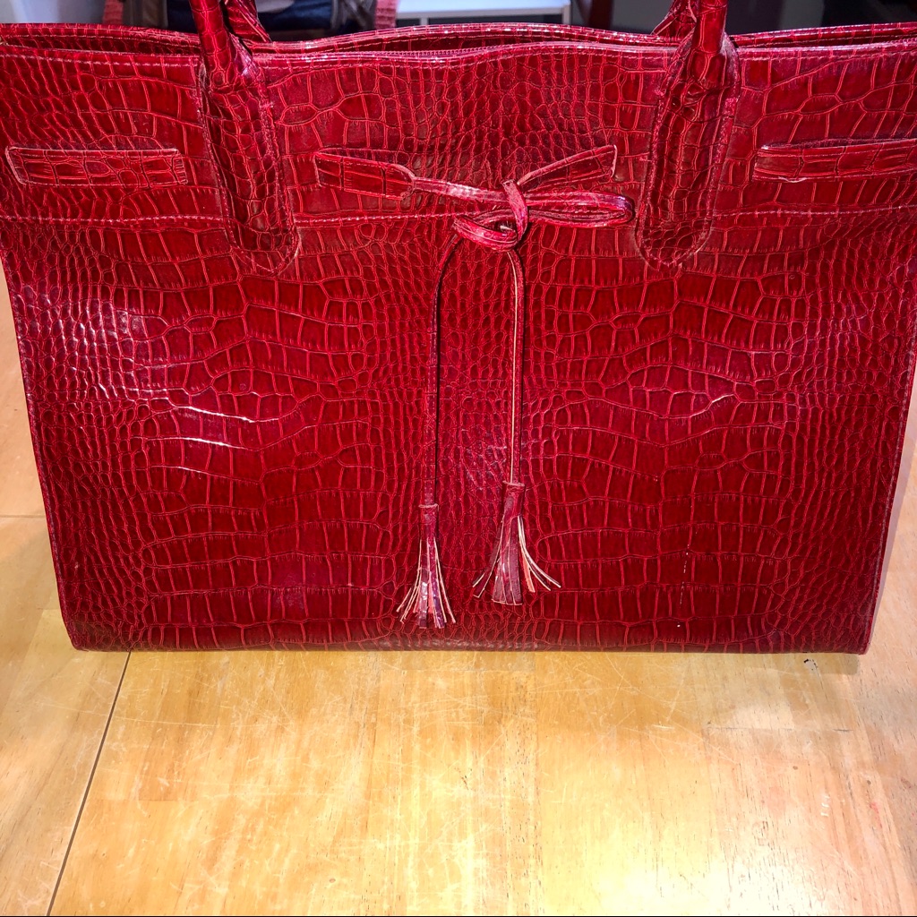 Elizabeth Arden Texurized Tote Bag Ruby Red Elizabeth Arden Texurized Tote Bag Ruby Red